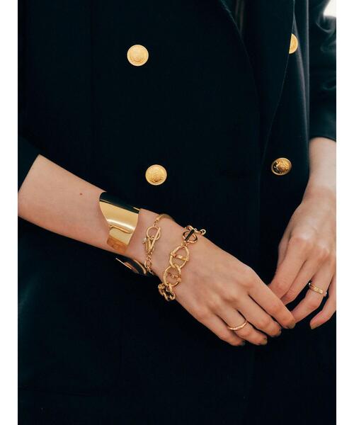 AMERICAN HOLIC(アメリカンホリック)の「デザインチェーンマンテルブレス(ブレスレット・レディース・ゴールド・FREE)」の3枚目の写真