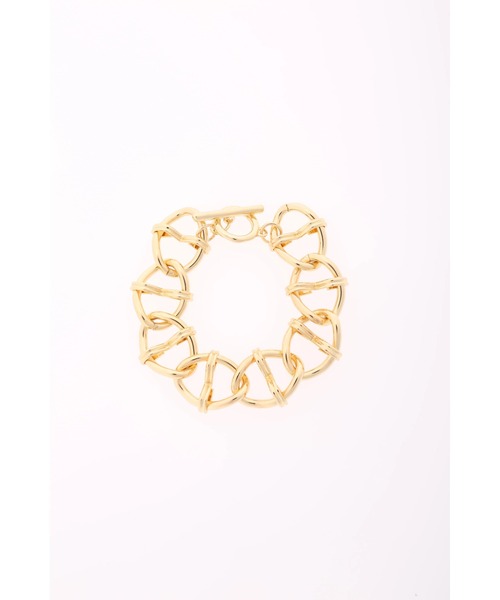 AMERICAN HOLIC(アメリカンホリック)の「デザインチェーンマンテルブレス(ブレスレット・レディース・ゴールド・FREE)」の2枚目の写真