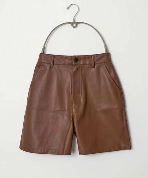 Honeys（ハニーズ）の「合皮ショートパンツ（その他パンツ・レディース・ブラック/ベージュ/ブラウン・S/M/L）」の18枚目の写真