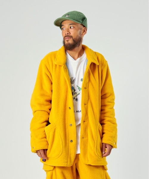 BEAVER（ビーバー）の「AlexanderLeeChang/アレキサンダーリーチャン　BLC FLEECE COVERALL JKT（カバーオール・メンズ・ブラック/マスタード/ブラウン・X-LARGE/LARGE/MEDIUM）」の3枚目の写真