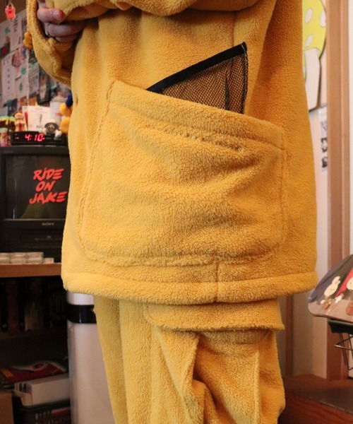 BEAVER（ビーバー）の「AlexanderLeeChang/アレキサンダーリーチャン　BLC FLEECE COVERALL JKT（カバーオール・メンズ・ブラック/マスタード/ブラウン・X-LARGE/LARGE/MEDIUM）」の8枚目の写真