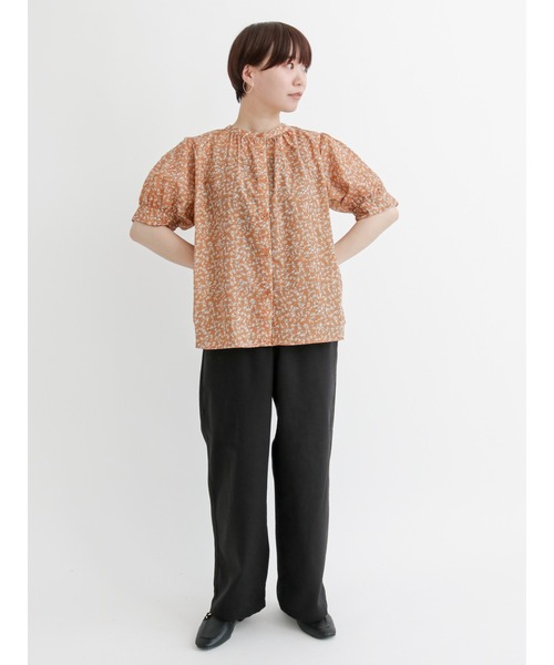 Lugnoncure（ルノンキュール）の「デニム／カラーイージーパンツ（デニムパンツ・レディース・ブラック/ベージュ/ネイビー/オレンジ・ﾌﾘ-）」の17枚目の写真