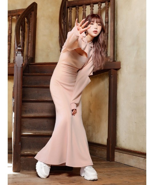 Darich ダーリッチ　レーシーティアードロングドレス　ワンピース Darich（ダーリッチ）の「レーシーティアードロングドレス