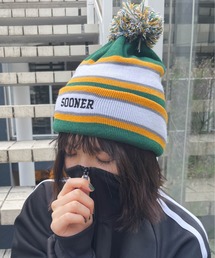 WEGO/ポンポンニットキャップ