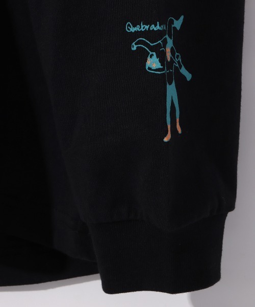 チチカカ（チチカカ）の「【ユニセックス】ルチャ袖プリントロングＴシャツ（Tシャツ/カットソー・メンズ・ホワイト/ブラック・LARGE/MEDIUM）」の12枚目の写真