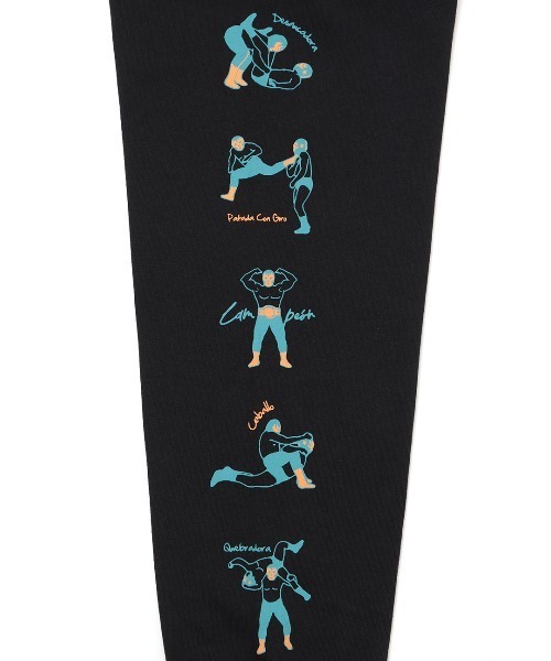 チチカカ（チチカカ）の「【ユニセックス】ルチャ袖プリントロングＴシャツ（Tシャツ/カットソー・メンズ・ホワイト/ブラック・LARGE/MEDIUM）」の14枚目の写真