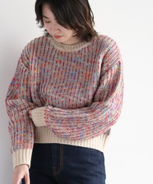 cepo | ミックスカラー ストライプニット(ニット/セーター)