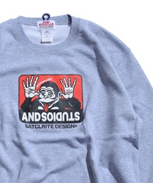 ANDSTUDIOS | ANDSTUDIOS/アンドステュディオス  ビッグシルエット/オーバーサイズ/無地ロゴスウェット   SAGGS(スウェット)