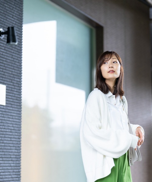 BRICK & SONS（ブリックアンドサンズ）の「コットンレーヨン リラックスラグランスリーブシャツ＜ホワイト＞（シャツ/ブラウス・メンズ・ホワイト・LL/S/M/L）」の16枚目の写真