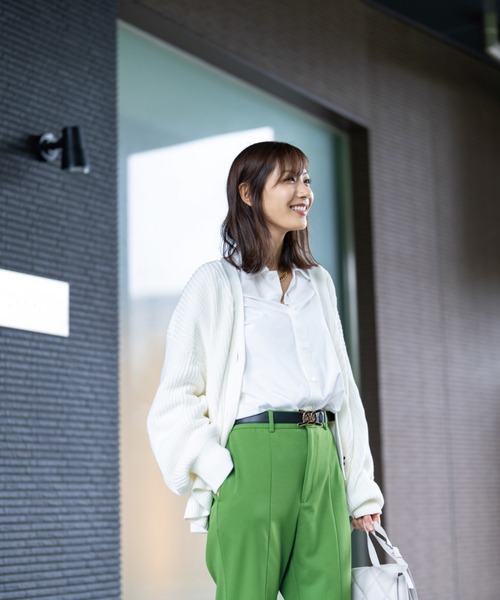 BRICK & SONS（ブリックアンドサンズ）の「コットンレーヨン リラックスラグランスリーブシャツ＜ホワイト＞（シャツ/ブラウス・メンズ・ホワイト・LL/S/M/L）」の14枚目の写真