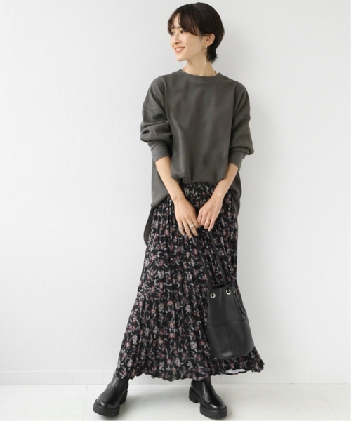 JOURNAL STANDARD relume（ジャーナルスタンダード　レリューム）の「《追加4》TCワッフルオーバーサイズロングスリーブTシャツ（Tシャツ/カットソー・レディース・ホワイト系その他/オートミール/ネイビー/ベージュ系その他/チャコールグレー/ブルー・FREE）」の7枚目の写真