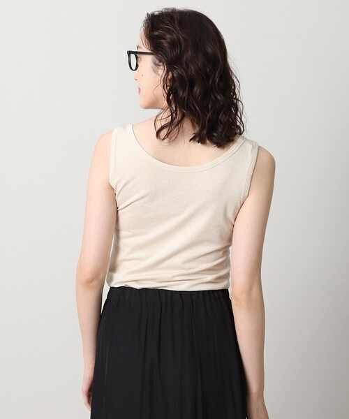 UNTITLED（アンタイトル）の「リーベルラメベア天竺プルオーバファブリック（タンクトップ・レディース・ライトグレー/ブラック/ベージュ・44/48/00/02/04）」の17枚目の写真