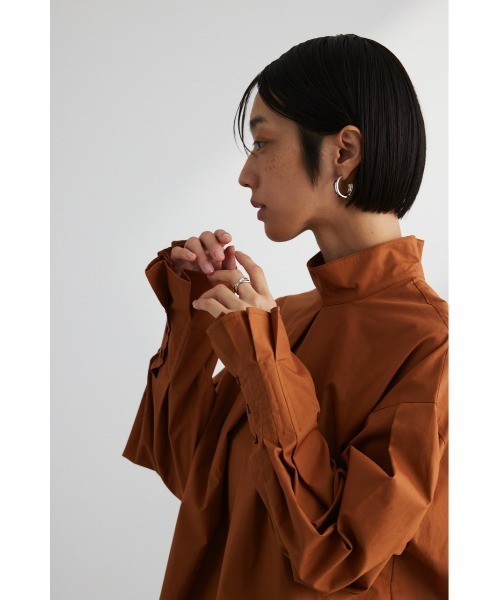 STYLEMIXER（スタイルミキサー）の「フリルカフハイネックシャツ