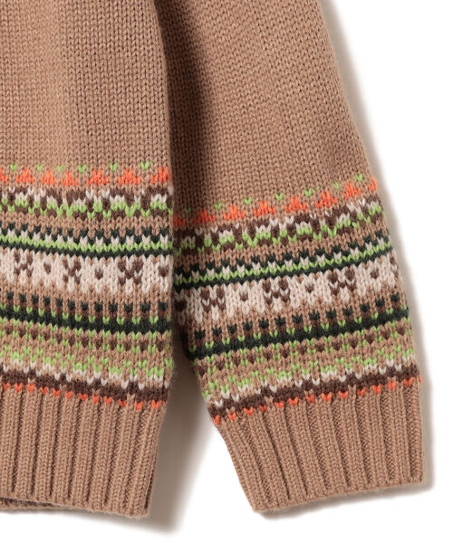 BEAMS mini（ビームスミニ）の「BEAMS mini / ノルディック ニット プルオーバー（90～150cm）（ニット/セーター・キッズ・ネイビー/ベージュ・110/140/150/120/100/130/90）」の20枚目の写真