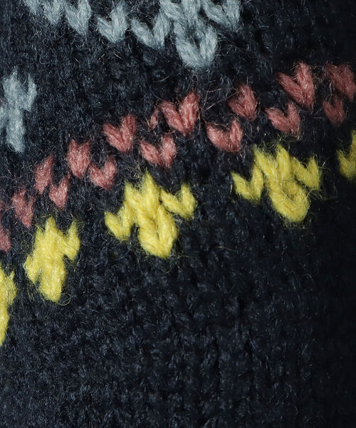 BEAMS mini（ビームスミニ）の「BEAMS mini / ノルディック ニット プルオーバー（90～150cm）（ニット/セーター・キッズ・ネイビー/ベージュ・110/140/150/120/100/130/90）」の19枚目の写真