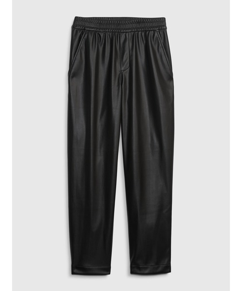 GAP（ギャップ）の「ミッドライズ フェイクレザー イージーパンツ（その他パンツ・レディース・ブラック・XS/S/M/L/XXS）」の3枚目の写真