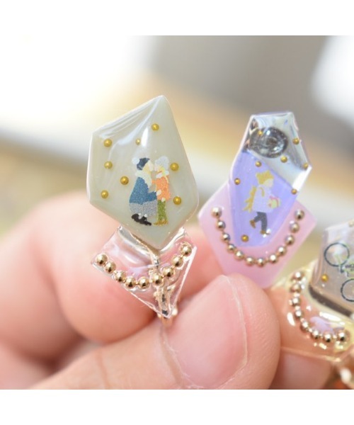 tone(トーン)の「【aruune】Osapo/ピアス(2way)(MA)(ピアス(両耳用)・レディース・イエロー/ブルー・FREE)」の8枚目の写真