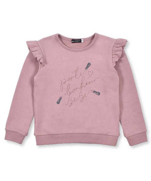 BeBe(ベベ)の「BeBe/マシュマロ裏毛ルージュロゴプリントトレーナー(90~150cm)(スウェット・キッズ・ピンク/パープル・100/140/120/150/90/130/110)」の20枚目の写真