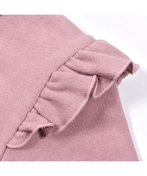 BeBe(ベベ)の「BeBe/マシュマロ裏毛ルージュロゴプリントトレーナー(90~150cm)(スウェット・キッズ・ピンク/パープル・100/140/120/150/90/130/110)」の18枚目の写真