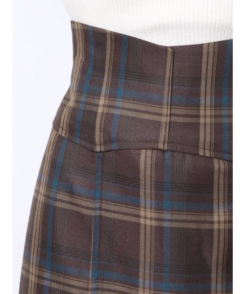 dazzlin（ダズリン）の「コルセットフリルミディスカート（スカート・レディース・オフホワイト/ブラウン・SMALL/MEDIUM）」の9枚目の写真