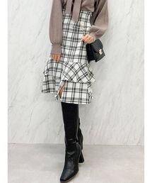 dazzlin | コルセットフリルミディスカート(スカート)