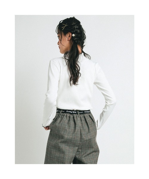 ZIDDY（ジディ）の「ZIDDY/配色センターメロウテレコニット(130~160cm)（ニット/セーター・キッズ・ホワイト/ブラック・140/130/160/150）」の14枚目の写真