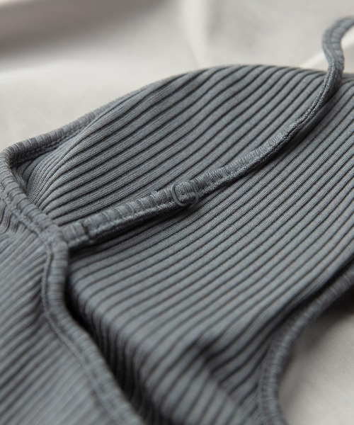 HAKUJI(ハクジ)の「Supima Silk bra camisole(キャミソール・レディース・グレイッシュブルー・ONE SIZE)」の9枚目の写真