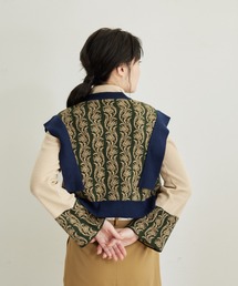 idem | 【ZOZOTOWN限定】tulip jacquard vest/オリジナルジャガードニットベスト(ベスト)