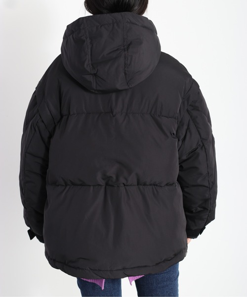 cepo（セポ）の「ハイネックエアコンダウン 2WAY（ダウンジャケット/コート・レディース・ブラック/オフホワイト・M/L）」の21枚目の写真