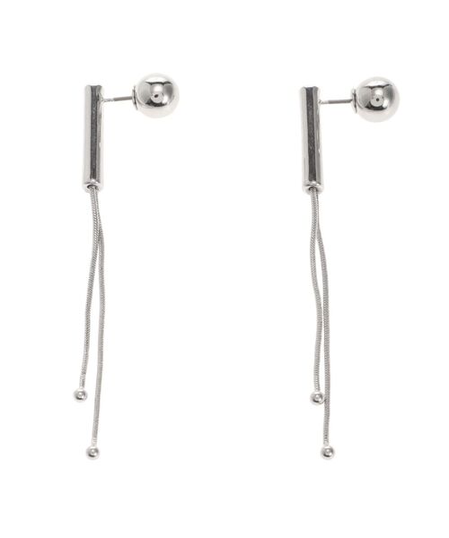 LAGUNAMOON（ラグナムーン）の「スティックチェーンピアス（ピアス（両耳用）・レディース・シルバー/ゴールド・FREE）」の2枚目の写真