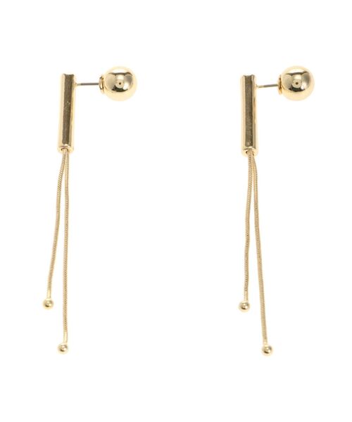 LAGUNAMOON（ラグナムーン）の「スティックチェーンピアス（ピアス（両耳用）・レディース・シルバー/ゴールド・FREE）」の10枚目の写真