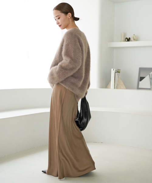 DEUXIEME CLASSE - ドゥーズィエムクラス Fluffy  Sweater ラクーン ニットベージュ Deuxieme Classe（ドゥーズィエムクラス）の「*DUET クルー