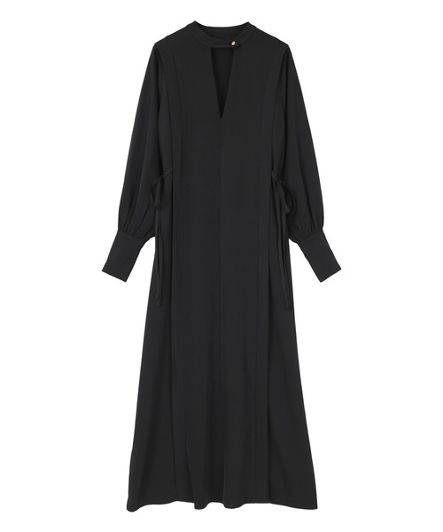 miette(ミエット)の「サイドリボンVネックワンピース(ワンピース・レディース・パープル/ブルー/ブラック・FREE)」の17枚目の写真