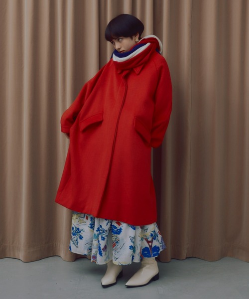 manana suerte（マニャーナスエルテ）の「オリジナルプリントティアードワンピース（ワンピース・レディース・オフホワイト/ブラック・FREE）」の13枚目の写真