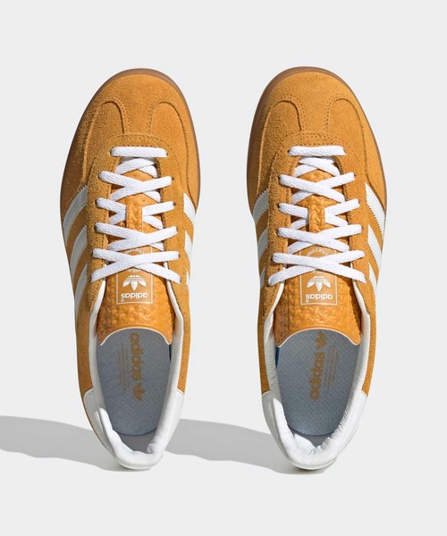 adidas（アディダス）の「ガゼル インドア / Gazelle Indoor / アディダスオリジナルス adidas Originals（スニーカー・レディース・オレンジ/ブルー/イエロー・27.5cm/28.5cm/24.5cm/22.5cm/26.0cm/25.5cm/25.0cm/22.0cm/28.0cm/29.0cm/24.0cm/27.0cm/23.5cm/26.5cm/23.0cm）」の18枚目の写真