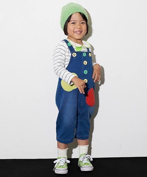 baby cheer（ベイビーチアー）の「りんごサロペット（サロペット