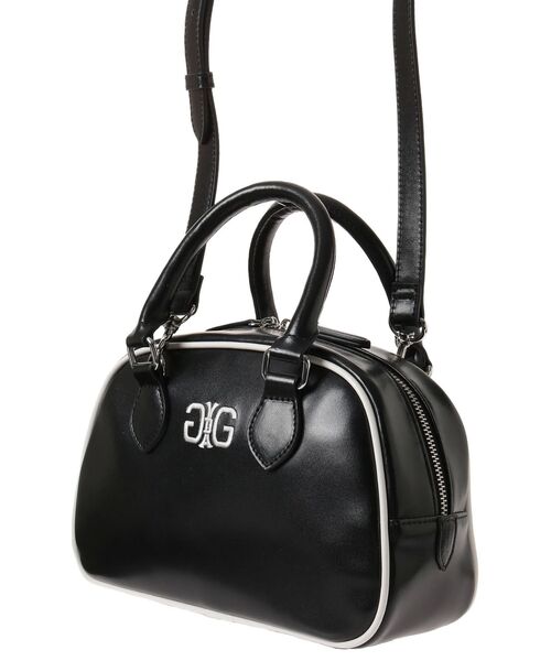 GYDA（ジェイダ）の「Symmetry GYDAパイピングバッグ（ハンドバッグ・レディース・オフホワイト/ブラック・FREE）」の12枚目の写真