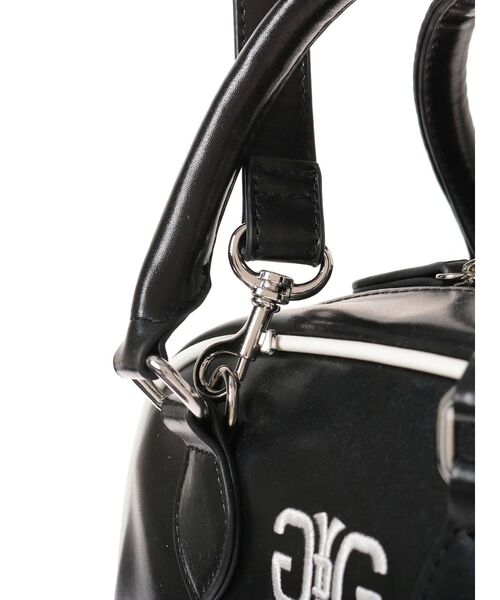 GYDA（ジェイダ）の「Symmetry GYDAパイピングバッグ（ハンドバッグ・レディース・オフホワイト/ブラック・FREE）」の10枚目の写真