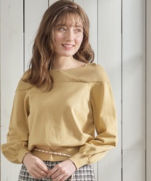 トゥエルブアジェンダ 12Twelve Agenda ボトルネックリブニット （イエロー） SALE】ボトルネックリブニットプルオーバー - 12Twelve Agenda
