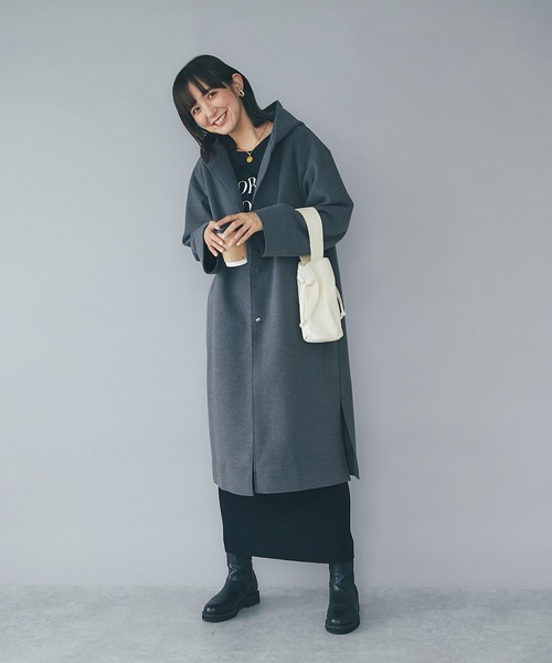 RIVE DROITE（リヴドロワ）の「MONN.:.(モン)/ハンドバッグ（ハンドバッグ・レディース・アイボリー/ブラック・FREE）」の3枚目の写真