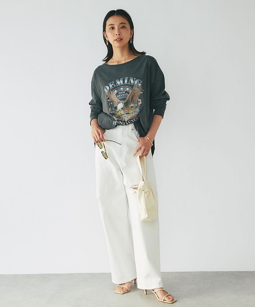 RIVE DROITE（リヴドロワ）の「MONN.:.(モン)/ハンドバッグ（ハンドバッグ・レディース・アイボリー/ブラック・FREE）」の11枚目の写真