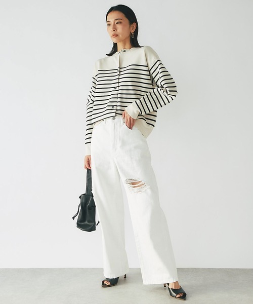 RIVE DROITE（リヴドロワ）の「MONN.:.(モン)/ハンドバッグ（ハンドバッグ・レディース・アイボリー/ブラック・FREE）」の4枚目の写真