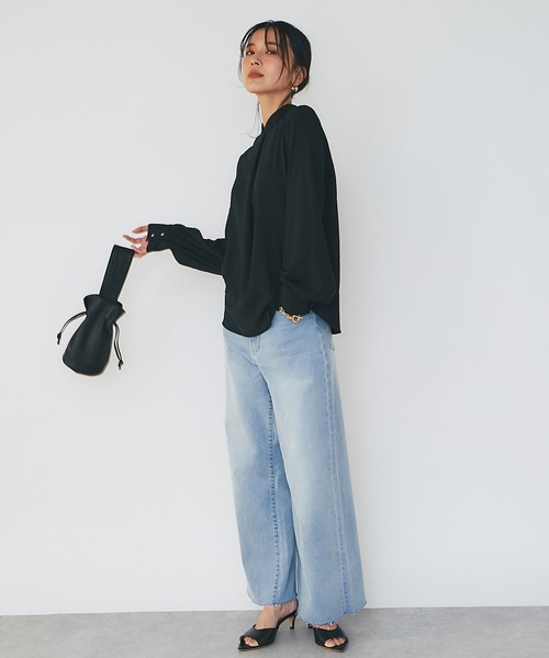 RIVE DROITE（リヴドロワ）の「MONN.:.(モン)/ハンドバッグ（ハンドバッグ・レディース・アイボリー/ブラック・FREE）」の8枚目の写真