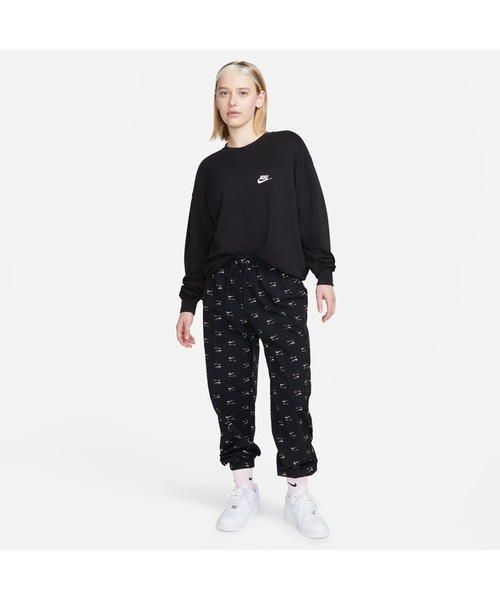 NIKE（ナイキ）の「NIKE W NSW FLC CREW EPPK ナイキ ウィメンズ NSW EPPK フリース L/S クルー（スウェット・レディース・ホワイト/ブラック/ピンク・L/S/M/XL）」の7枚目の写真