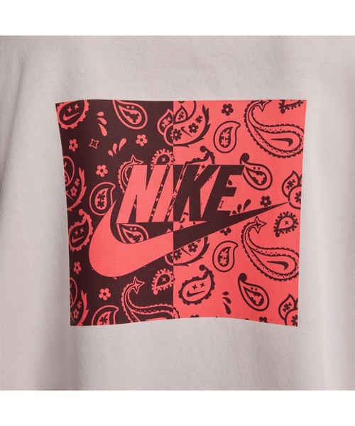 NIKE（ナイキ）の「NIKE W NSW FLC CREW EPPK ナイキ ウィメンズ NSW EPPK フリース L/S クルー（スウェット・レディース・ホワイト/ブラック/ピンク・L/S/M/XL）」の4枚目の写真