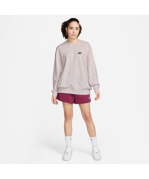 NIKE（ナイキ）の「NIKE W NSW FLC CREW EPPK ナイキ ウィメンズ NSW EPPK フリース L/S クルー（スウェット・レディース・ホワイト/ブラック/ピンク・L/S/M/XL）」の15枚目の写真