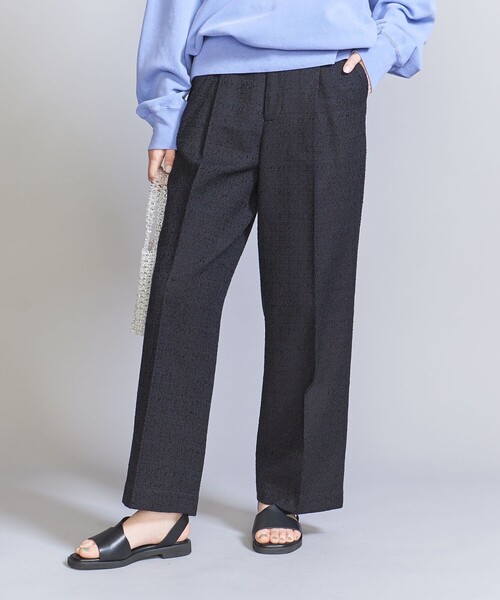BEAUTY＆YOUTH ビューティーアンドユース タックストレートパンツ BEAUTY&YOUTH UNITED ARROWS タックワイドストレート パンツ