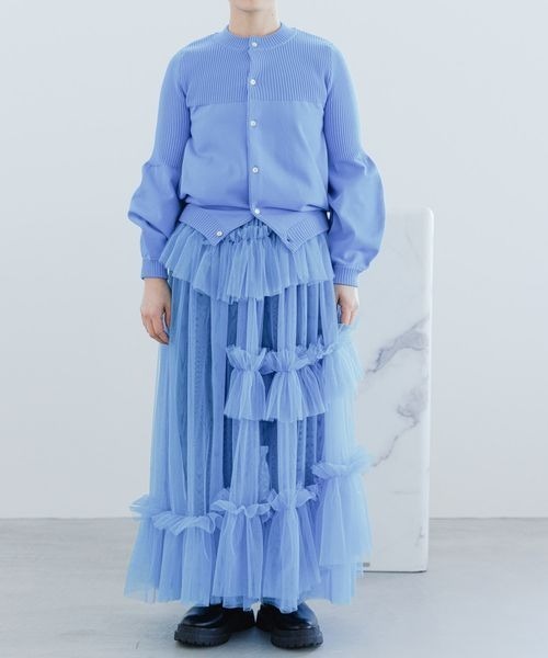 LOWRYS FARM（ローリーズファーム）の「チュールスカート　188777（スカート・キッズ・ブラック/ブルー/グリーン/ピンク・FREE）」の9枚目の写真