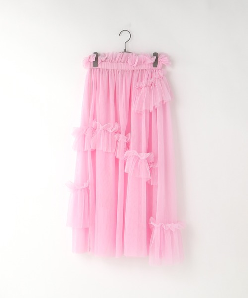 LOWRYS FARM（ローリーズファーム）の「チュールスカート　188777（スカート・キッズ・ブラック/ブルー/グリーン/ピンク・FREE）」の7枚目の写真