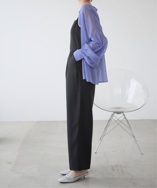 frames RAY CASSIN（フレームスレイカズン）の「WEB限定　バックリボンオールインワン（つなぎ/オールインワン・レディース・ブラック/キナリ・FREE）」の10枚目の写真